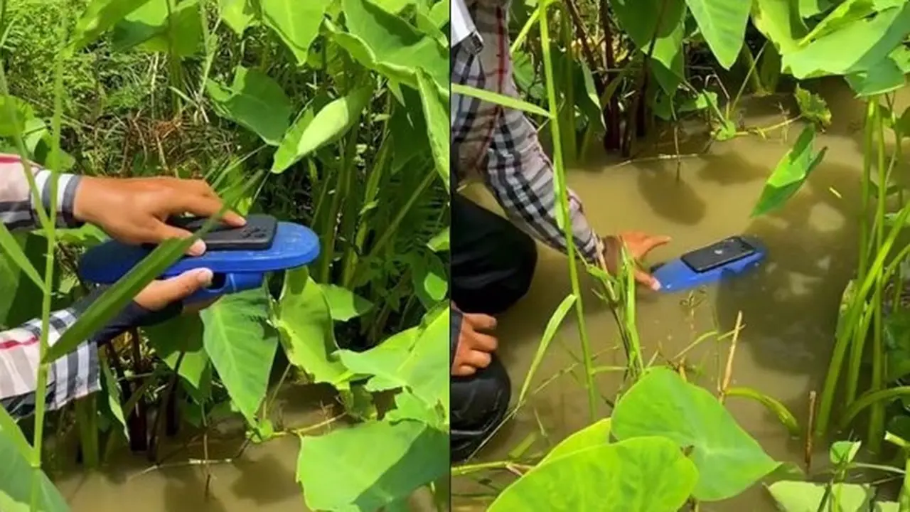Hanya Bermodal Sandal Jepit, Cara Pria Bikin Video Estetik Ini Jadi Sorotan