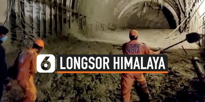 VIDEO: Gletser Himalaya Longsor, 30 Pekerja Terjebak dan Ratusan Warga Hilang