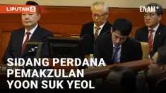Yoon Suk Yeol dan Eks Menhan Korea Selatan Hadiri Sidang Pemakzulan