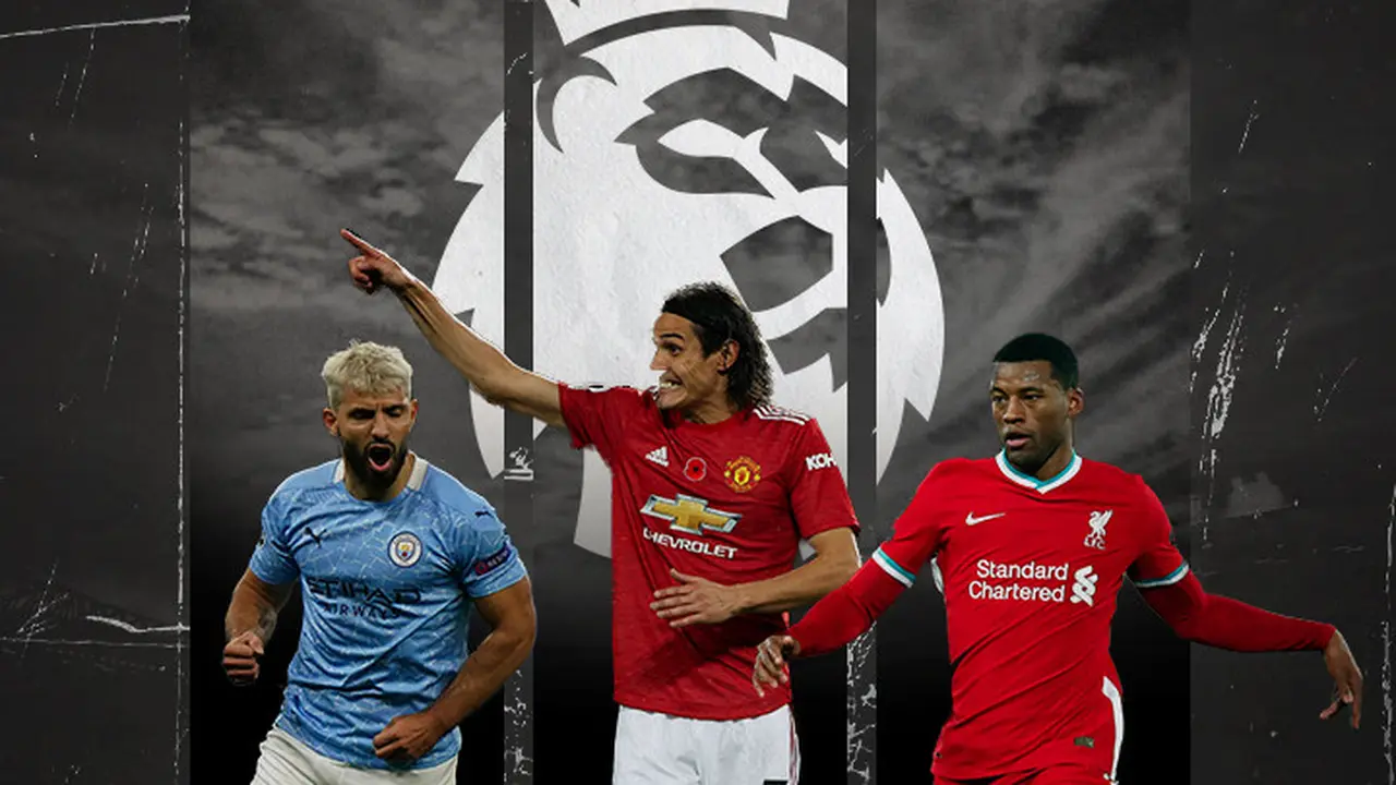 Georginio Wijnaldum, Edinson Cavani dan Sergio Aguero