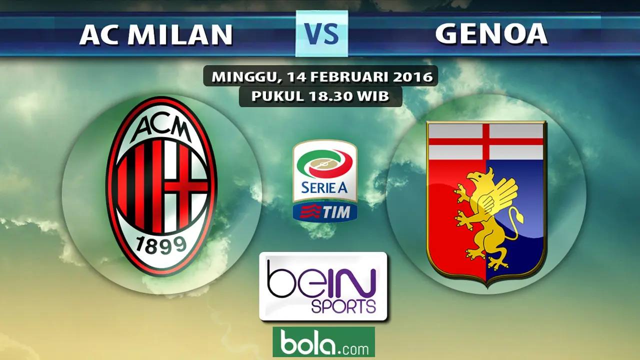 Ac Milan Vs Genoa(bola.com/Satria Mardani)