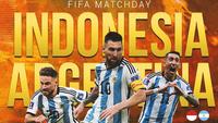 FIFA Matchday - Timnas Indonesia Vs Argentina, 3 Pemain Top Argentina (Bola.com/Adreanus Titus)
