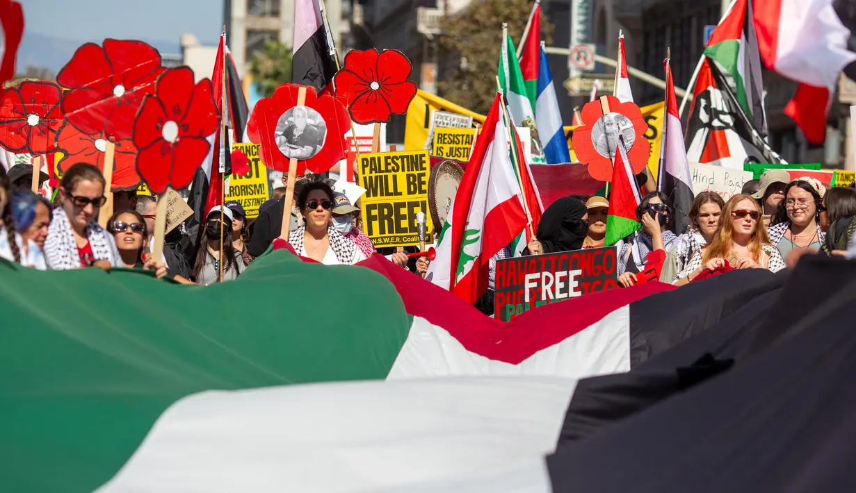 Konflik antara Palestina dan Israel memuncak pada 7 Oktober 2023 lalu. (RINGO CHIU/AFP)