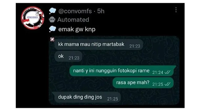 10 Chat Antara Ibu dan Anak Ini Kocak Banget, Bikin Senyum Sendiri