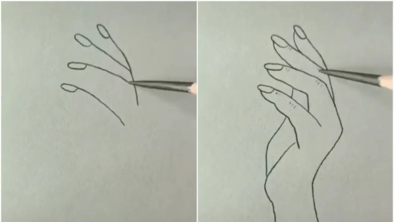 Tutorial Gambar Tangan
