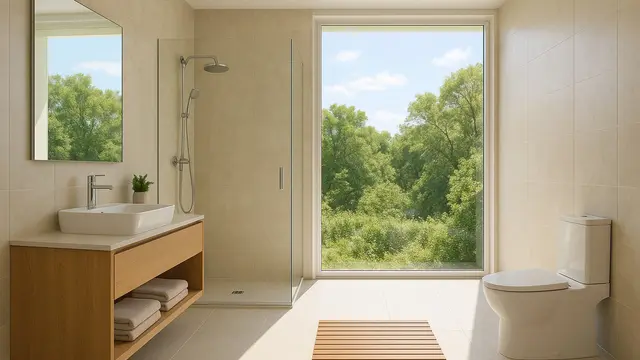 Model Kamar Mandi yang Terang dan Sejuk