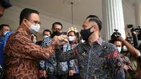 Gubernur DKI Jakarta Anies Baswedan dan Ketua Umum Partai Demokrat Agus Harimurti Yudhoyono atau AHY. (Dok akun Twitter @AgusYudhoyono)
