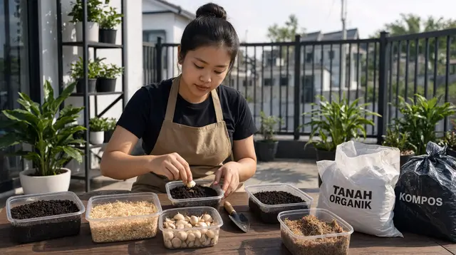 Cara Menanam Bawang Putih di Thinwall Bekas, Solusi Berkebun di Ruang Sempit