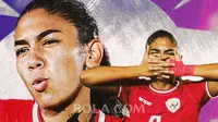 Timnas Indonesia Putri - Ilustrasi Claudia Scheunemann (Bola.com/Adreanus Titus)