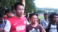 Pemain asal Jepang, Seiji Saito mencoba peruntungan di PSM Makassar. (Bola.com/Abdi Satria)