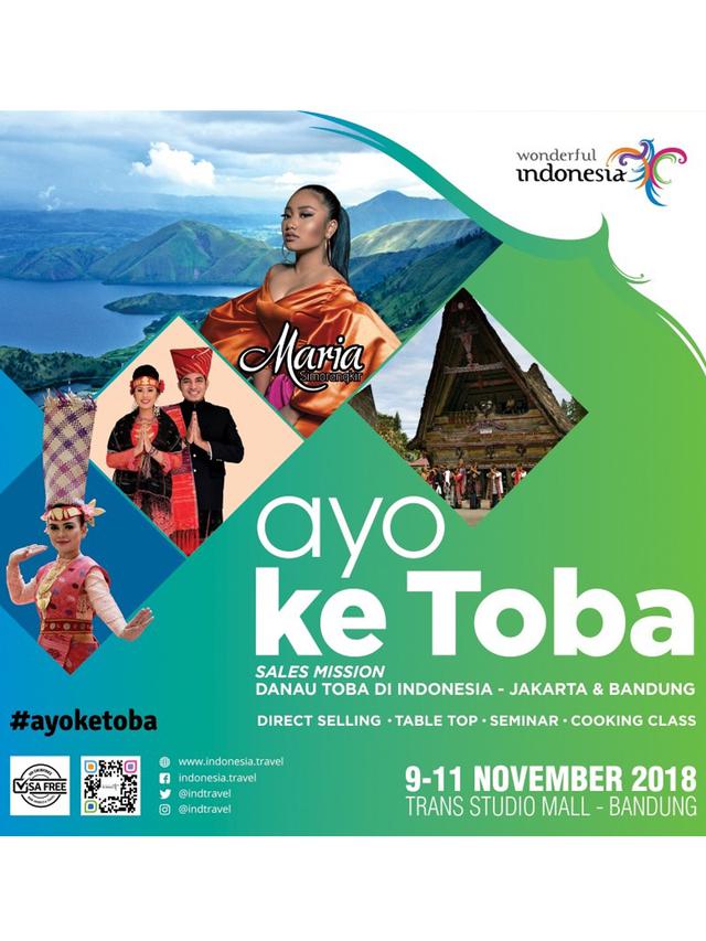 Kemenpar Siap Promosikan Danau Toba Di Sales Mission Jakarta - Bandung - Lifestyle Liputan6.Com