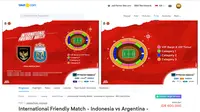 Tepat pukul 12.00 WIB pada Senin, 5 Juni 2023, penjualan tiket laga FIFA Matchday antara Timnas Indonesia vs Argentina resmi dibuka.