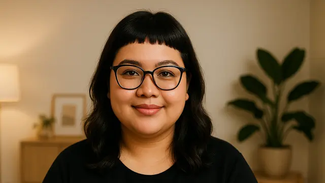 Model Rambut Poni Korea Untuk Wajah Bulat di Tahun 2025/via ChatGPT