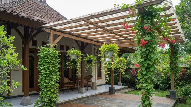 Model Rumah Sederhana dengan Taman Konsep Wild Garden Biar Natural