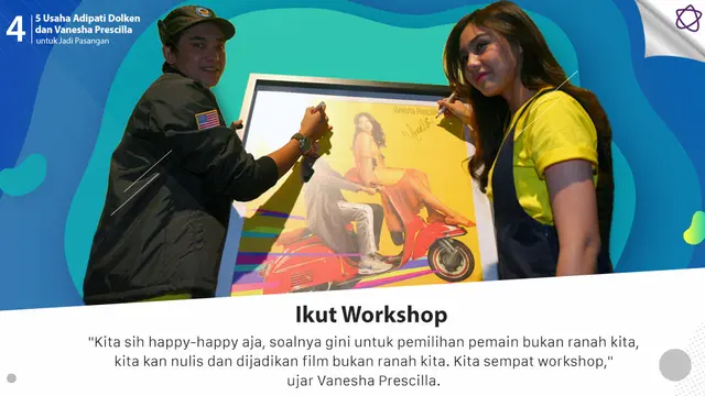 [Bintang] Adipati Dolken dan Vanesha Prescilla