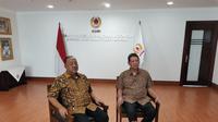 Ketum KONI Marciano Norman bersama Sekjen Ade Lukman