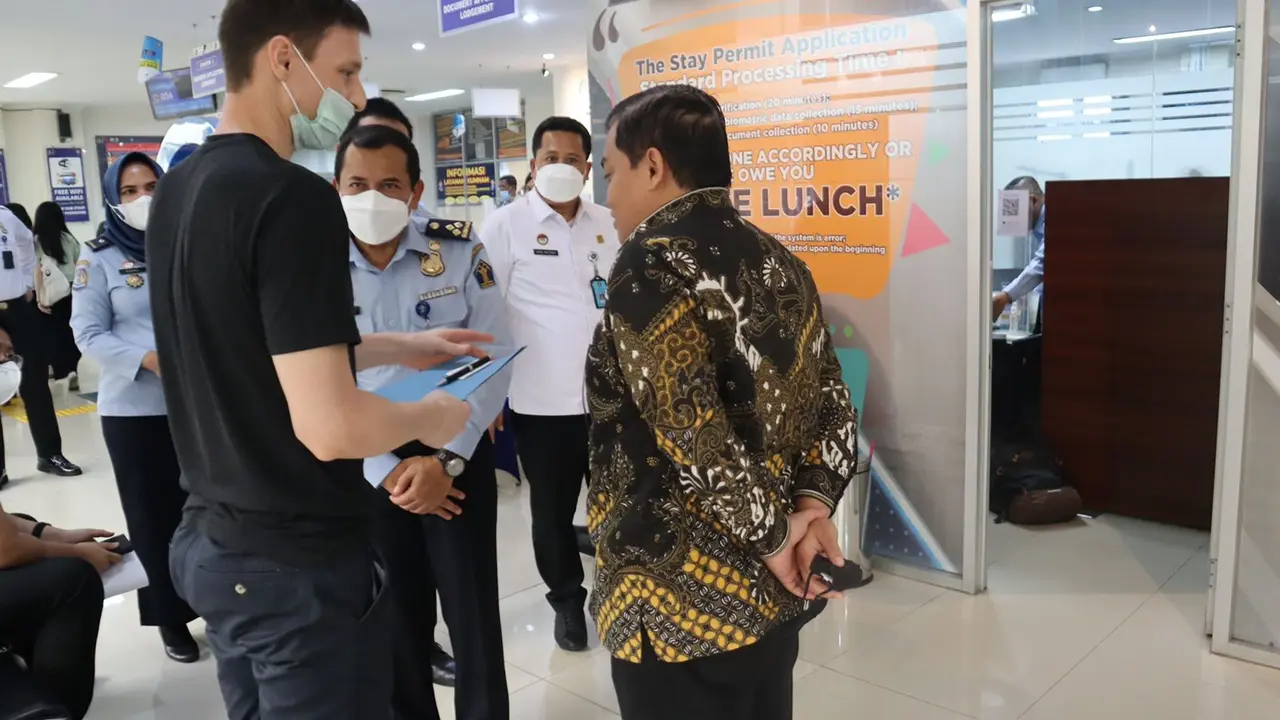 Plt Dirjen Imigrasi Sidak Kantor Imigrasi Tangerang