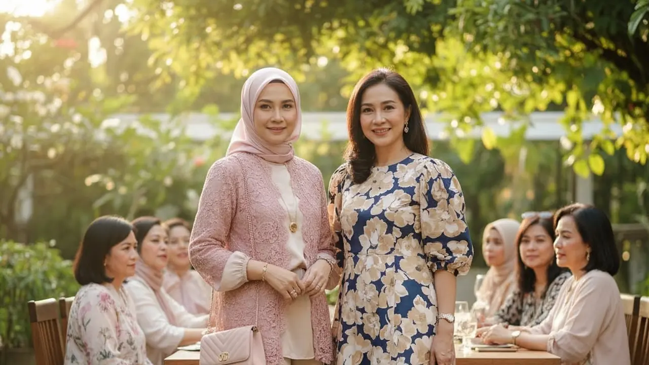 Rekomendasi Gaya Baju Ibu-Ibu Sosialita 2025