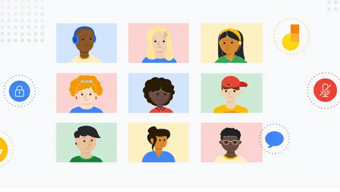Ilustrasi Google Meet (Doc. Google)