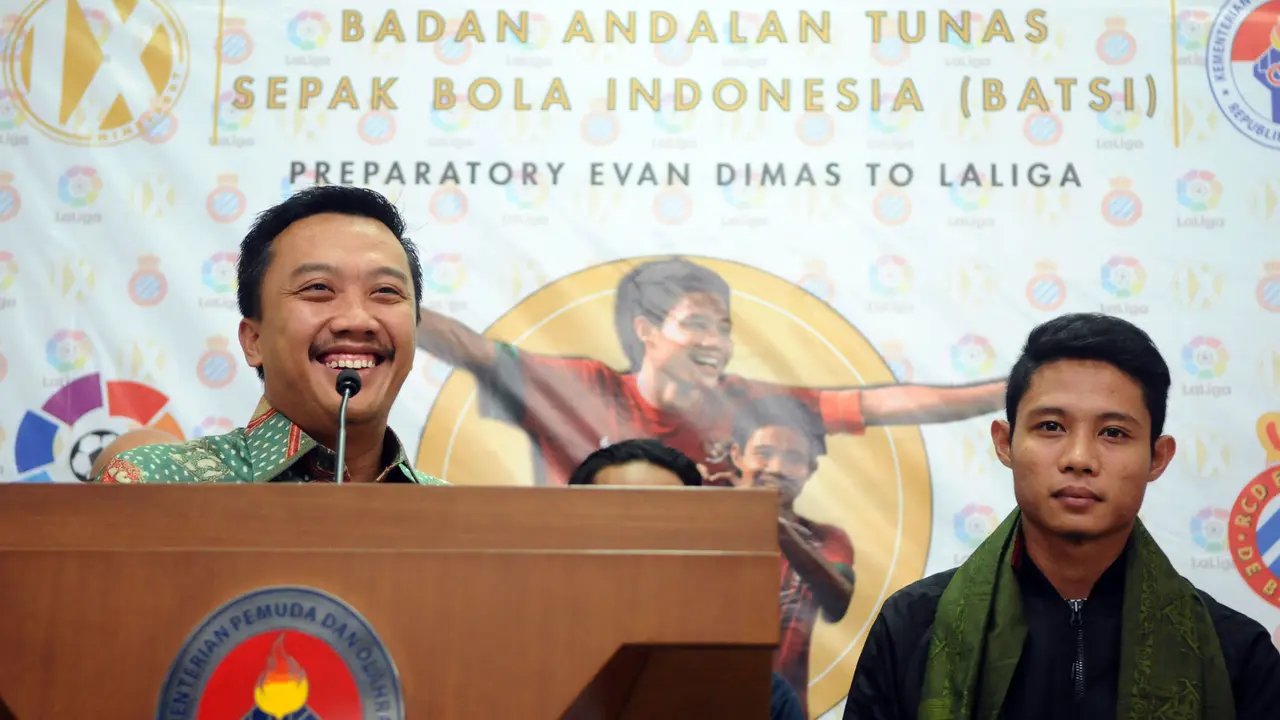 Evan Dimas Diterima Menpora Sebelum ke Spanyol