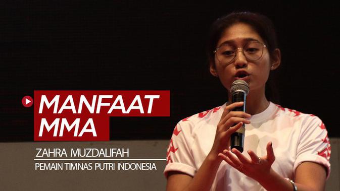 VIDEO: Manfaat MMA bagi Pemain Timnas Putri Indonesia, Zahra Muzdalifah - Indonesia Bola.com