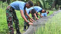 Skadik 404 Lanud Adi Soemarmo Wujudkan Ketahanan Pangan Melalui Pemanfaatan Lahan