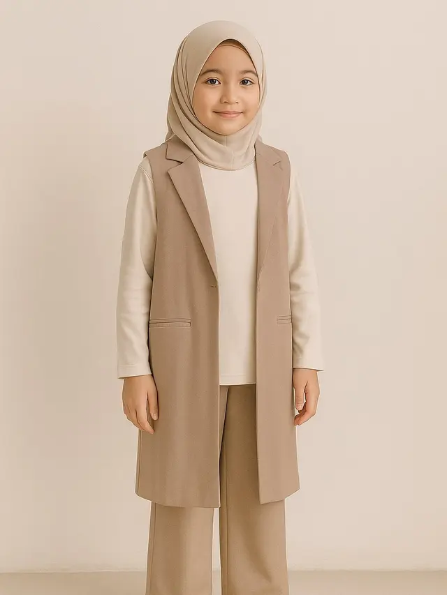 Pilihan Baju Perempuan Umur 10-12 Tahun ala Korea Muslim