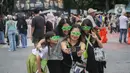 Konser ini sekaligus untuk mempromosikan album terbaru mereka yang berjudul “Fact Check” yang rilis pada 2023. (Liputan6.com/Angga Yuniar)