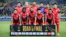 <p>Para pemain starting XI Persis Solo berfoto bersama sebelum dimulainya laga perebutan peringkat ketiga Piala Presiden 2024 menghadapi Persija Jakarta di Stadion Manahan, Solo, Sabtu (3/8/2024). (Bola.com/Bagaskara Lazuardi)</p>