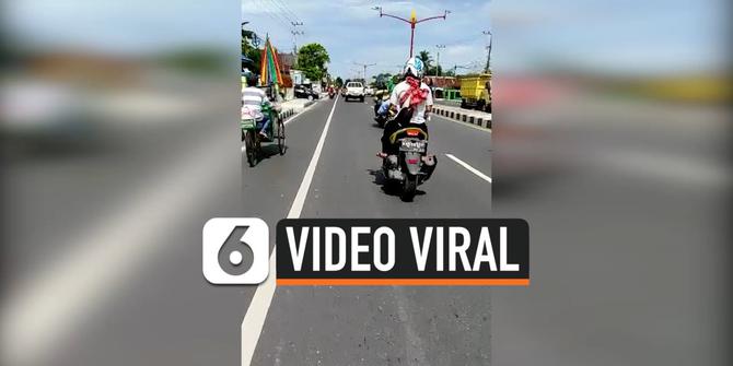 VIDEO: Video Viral Jenazah Bayi Dibawa dengan Motor