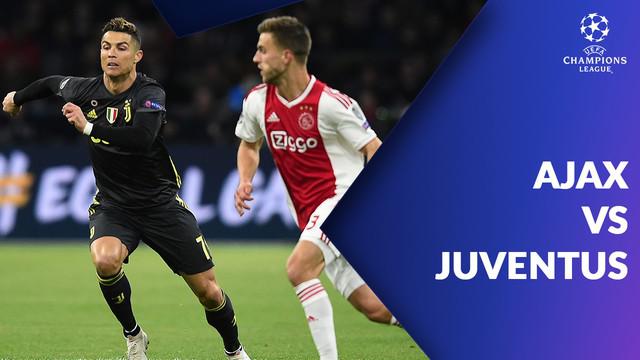 Berita video statistik Ajax vs Juventus pada leg pertama Liga Champions 2018-2019, Kamis (11/4/2019) dini hari WIB.