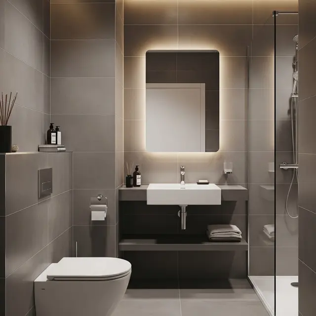 9 Model Keramik Kamar Mandi Abu-abu, Tampilan Modern dan Fungsional