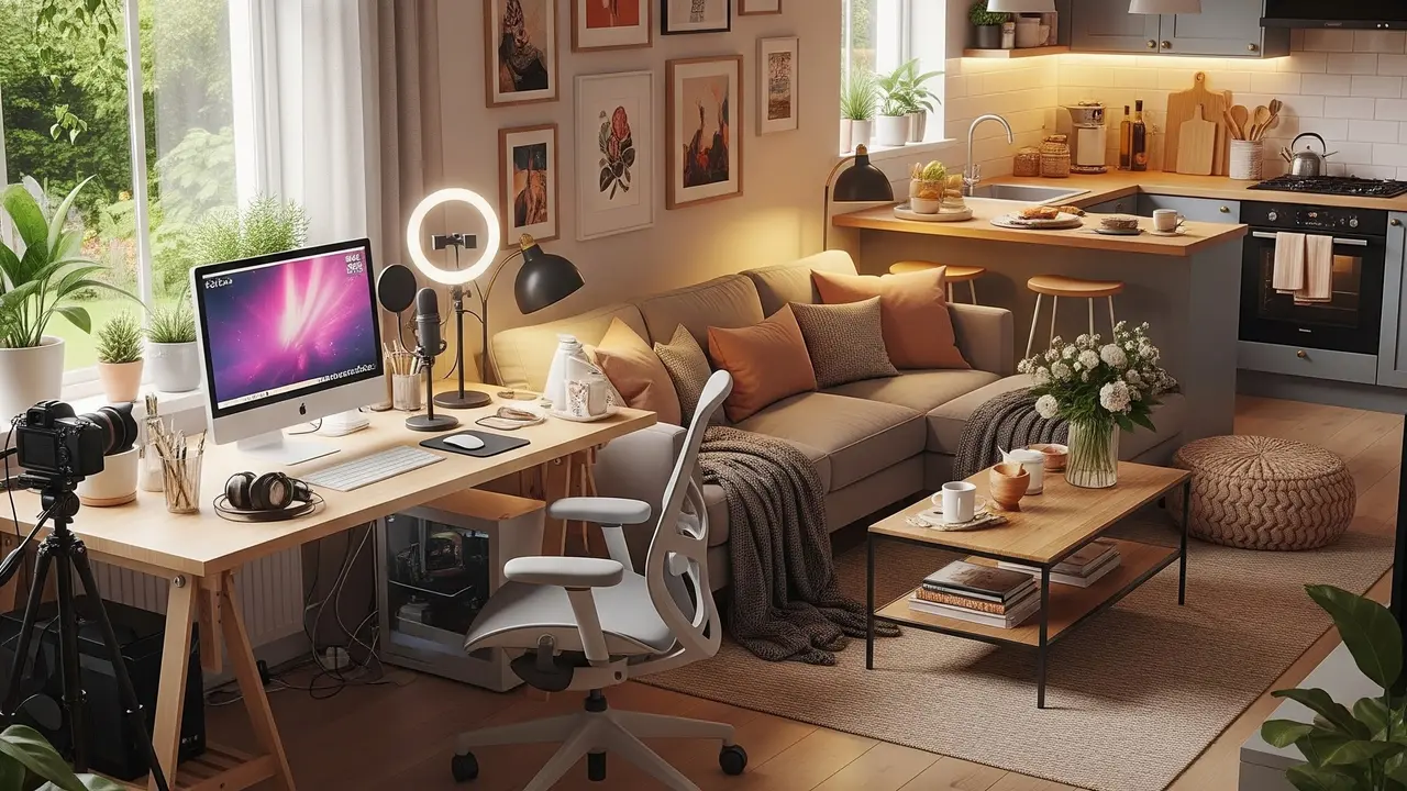 Tipe Rumah yang Cocok untuk Content Creator dan Freelancer (AI Generated)