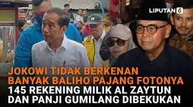 Mulai dari Jokowi tidak berkenan banyak baliho pajang fotonya hingga 145 rekening milik Al Zaytun dan Panji Gumilang dibekukan, berikut sejumlah berita menarik News Flash Liputan6.com.