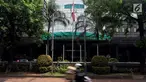 Suasana Gedung Granadi di Jalan HR Rasuna Said Kuningan, Jakarta, Rabu (21/11). Pengadilan Negeri Jakarta Selatan menyita Gedung Granadi milik Keluarga Cendana. (Liputan6.com/JohanTallo)