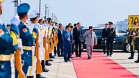 Presiden Prabowo Subianto mengakhiri kunjungan kerjanya ke Beijing, China, dalam rangka memenuhi undangan Presiden China Xi Jinping, Rabu (3/9/2025), dan langsung kembali ke Tanah Air. (Dok Setpres)