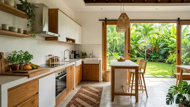 Model Rumah yang Cahaya Paginya Masuk hingga Dapur