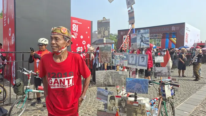 Cerita Fahrudin, Anak Veteran yang Gowes dari Palmerah ke Monas Setiap HUT RI