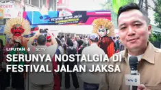 Tak perlu mesin waktu untuk kembali ke masa lalu. Lewat Festival Jalan Jaksa, pengunjung bisa bernostalgia era 80-an. Anda bisa icip-icip jajanan jadul sampai bermain permainan tempo dulu.