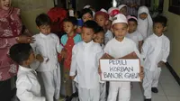 Puluhan Anak TK Galang Dana untuk Korban Banjir Garut