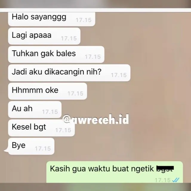 6 Chat ke Gebetan Protes Balasannya Lama Ini Bikin Elus Dada