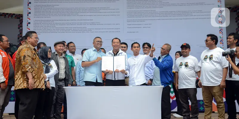 Komitmen Bersama Kampanye Pemilu Berintegritas di Media Sosial Pemilu 2024