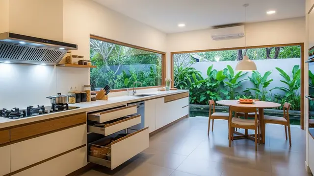 Desain Dapur Terbuka yang Mudah Diakses Lansia