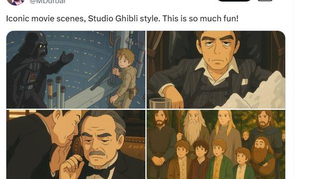 Animasi ala Studio Ghibli besutan ChatGPT viral di media sosial