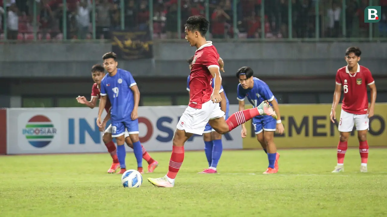 Foto: Parade Gol dan Selebrasi Rabbani Tasnim Saat Cetak Hattrick untuk Timnas Indonesia U-19 di Ajang Piala AFF U-19 2022