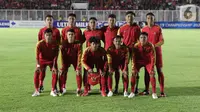 Timnas Indonesia U19. (Liputan6.com/Helmi Fithriansyah)