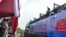 Para pemilik motor tersebut akan mudik dengan menggunakan bus pada Kamis (24/7/2014) esok. (Liputan6.com/Faizal Fanani) 