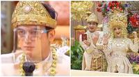Momen Pernikahan Ria Ricis dan Teuku Ryan. (Sumber: Instagram/rafiinagitha1717)