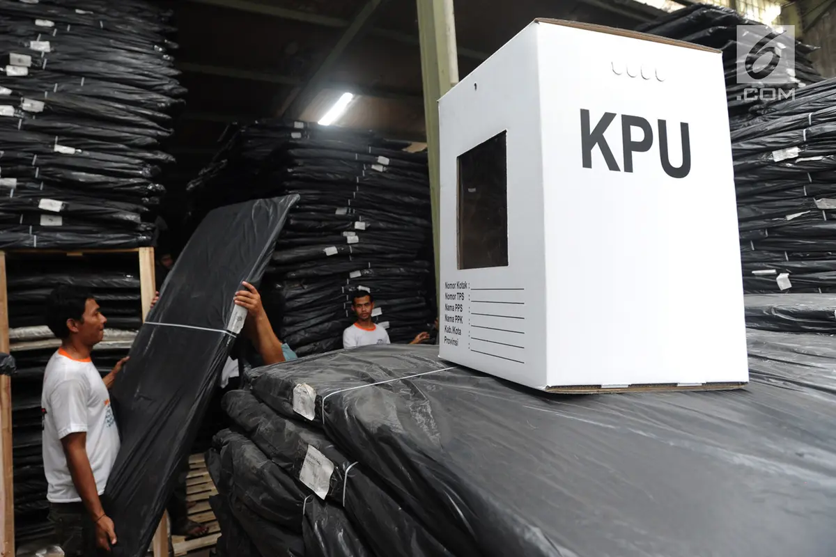 Distribusi Kotak Suara Pemilu di Bogor