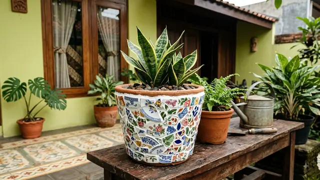 Cara Memanfaatkan Gelas dan Piring Pecah di Rumah